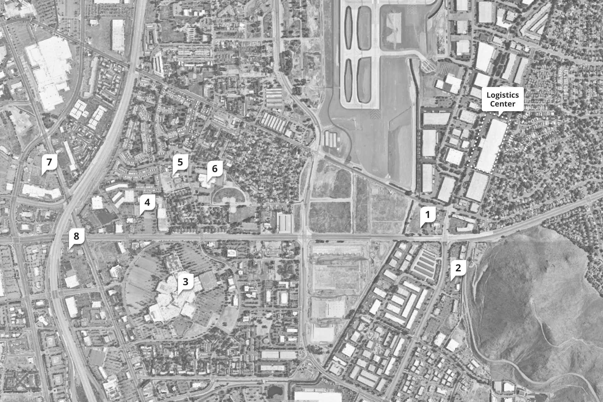 Reno Distribution Center | Amenities Map